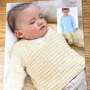 Vintage SIRDAR baby & kids knitting patterns #1807